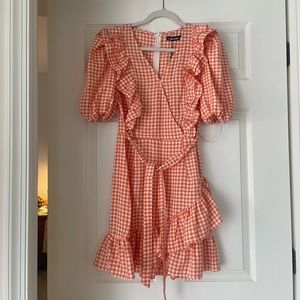 Missguided Faux Wrap Dress